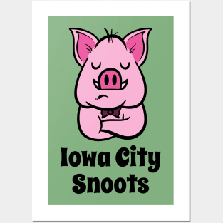 Iowa City Snoots - Minorest League Baseball Posters and Art